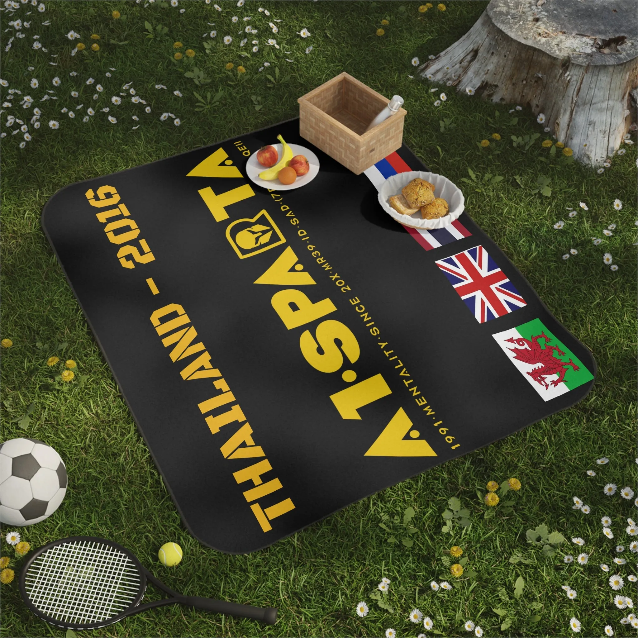 A1 Sparta Thailand Picnic Blanket