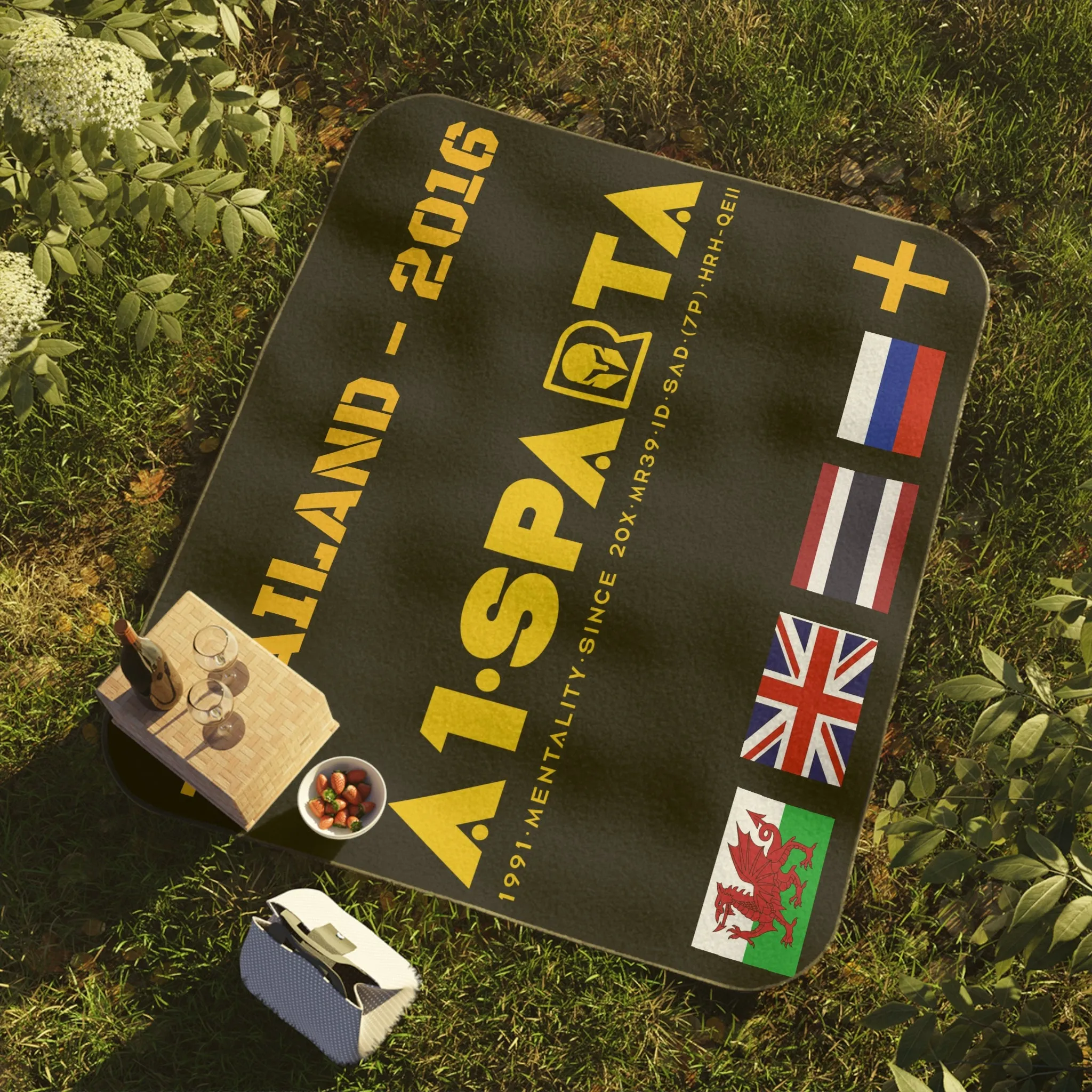 A1 Sparta Thailand Picnic Blanket