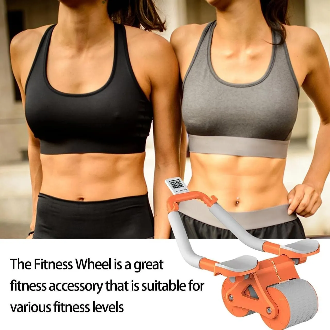 Abdominal Roller For Training With Timer