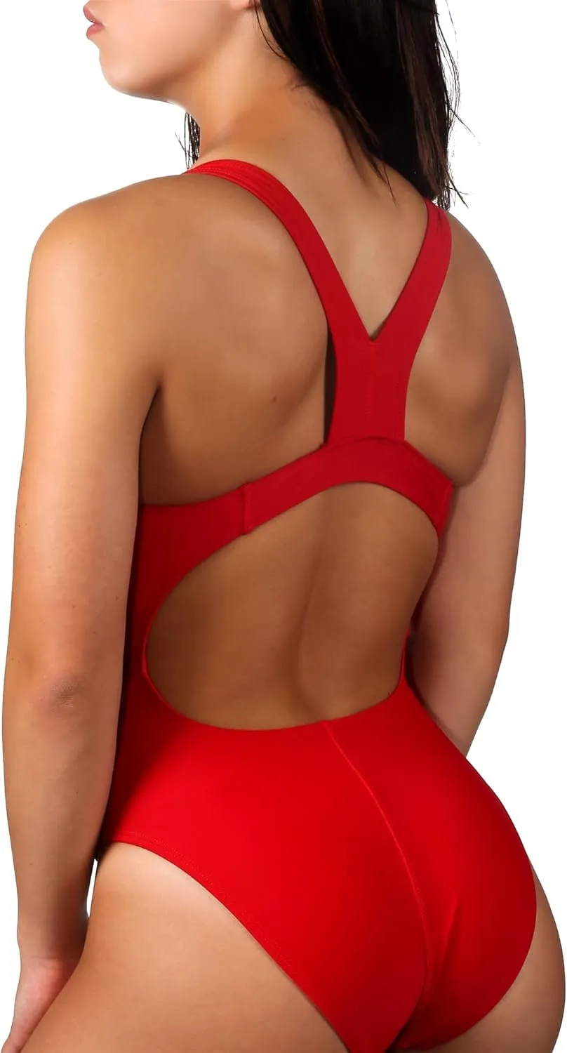 Adoretex Girl's/Women's Guard Wide Strap One Piece Swimsuit