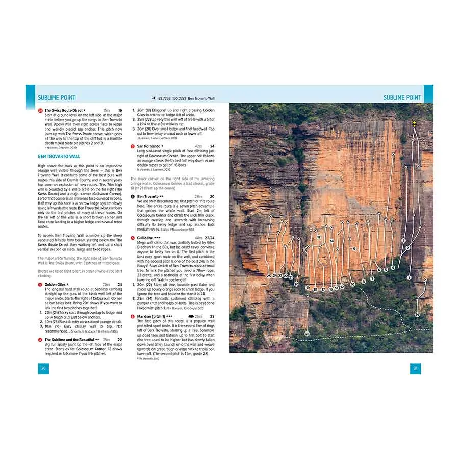 Best Of The Blue - Blue Mountains Selected Sport Climbing Guide
