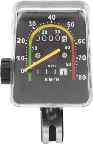 Bike Speedometer, Waterproof Bicycle Odometer, Cycling Speedometer Bicycle Computer Mountain Bike Code Table Waterproof Mechanical Odometer for All Bicycles
