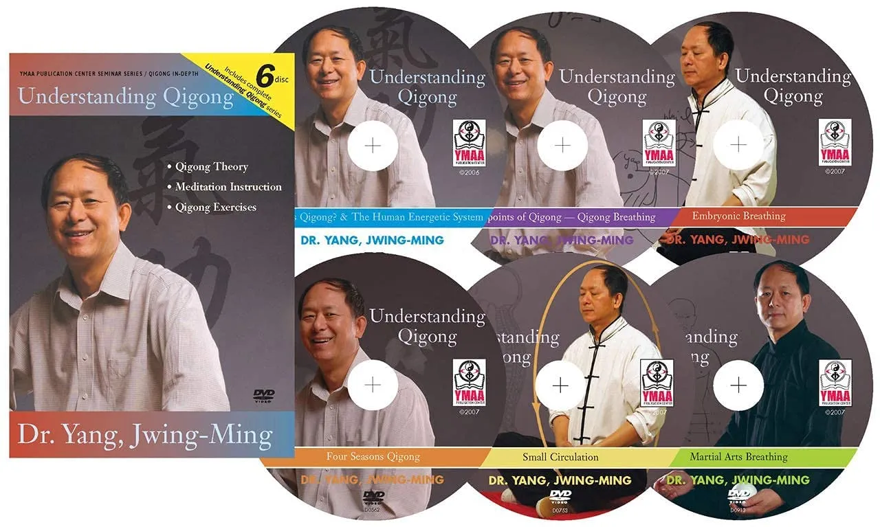 Bundle: Understanding Qigong Exercises 6-disc Complete Collection by Dr. Yang, Jwing-Ming - Must-Have for Qi gong Dvd Library with Theory, Exercises, Breathwork, and Meditation