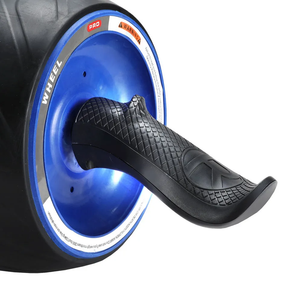 Everfit Ab Roller Automatic Rebound Black & Blue