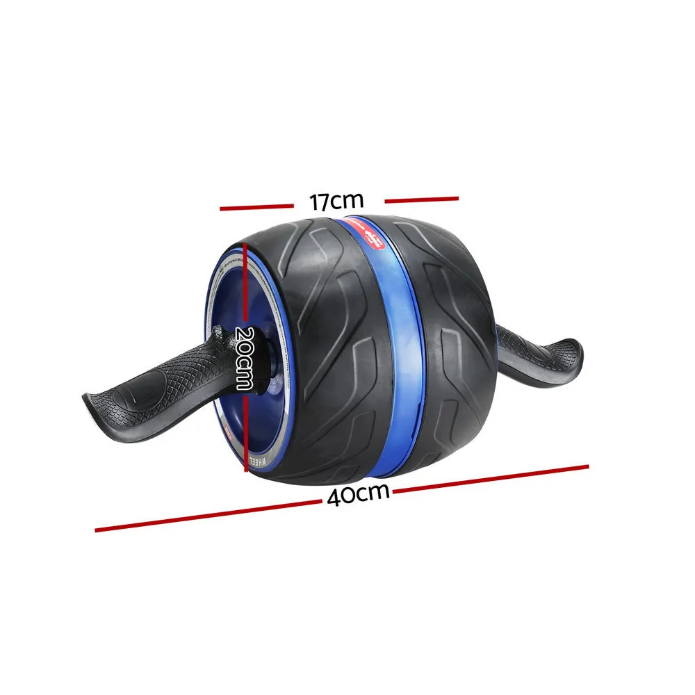 Everfit Ab Roller Automatic Rebound Black & Blue
