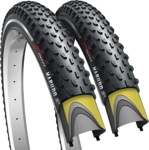 Fincci Marudo 29 x 2.10 Inch Bike Tire, 52-622, Reflective Wall, Foldable, Tough & Durable Nylon Rubber, Kevlar Bead, Set of 2  Compatible with MTB, Gravel & Hybrid Bicycles