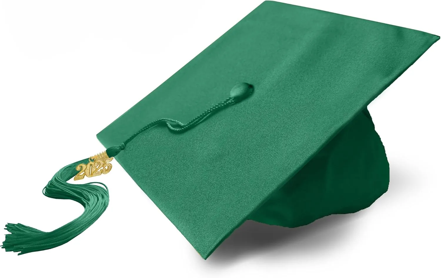 Graduation Cap with 2025 Tassel Year Charm Black Graduation Cap for High School & Bachelor