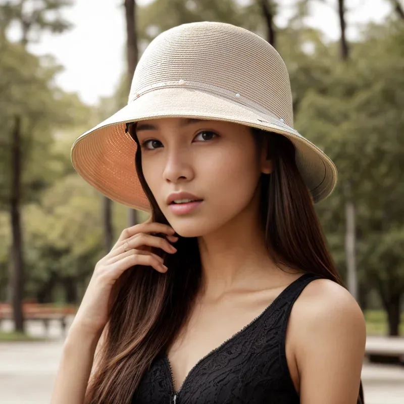 Large Brim Grass Summer Sun Hat