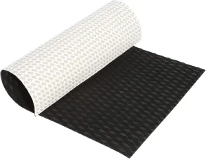 NovelBee 40" x 20 x 0.22 Universal DIY Traction Non-Slip Grip Mat Pad with Trimmable EVA Sheet for Boat Decks,Kayak,Surfboard (Black)