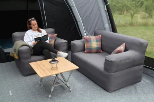 Outdoor Revolution Campese Inflatable Duo Two Seat Sofa & Chair Set
