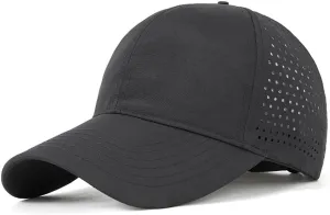 Oversize XXL Baseball Caps,Quick Dry Mesh Sports Hat for Big Heads 22"-25"Waterproof Lightweight Running Sun Hat.