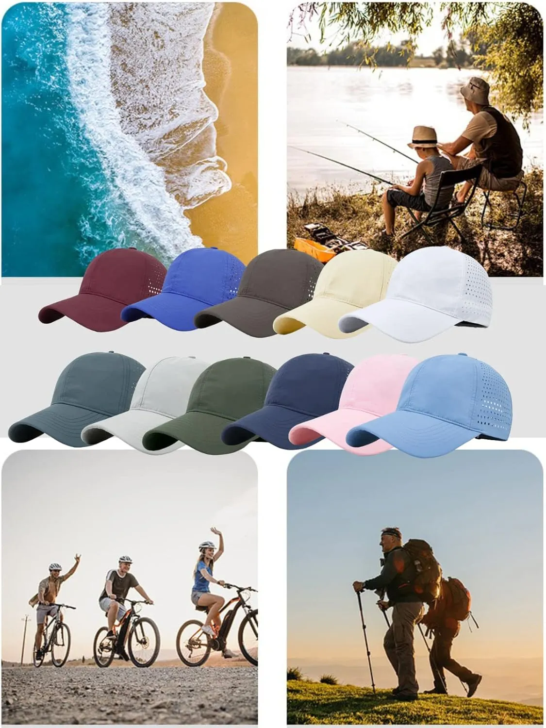 Oversize XXL Baseball Caps,Quick Dry Mesh Sports Hat for Big Heads 22"-25"Waterproof Lightweight Running Sun Hat.
