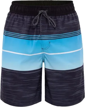 Rokka&Rolla Men's Swim Trunks Quick Dry Board Shorts Bathing Suit with Mesh Lining