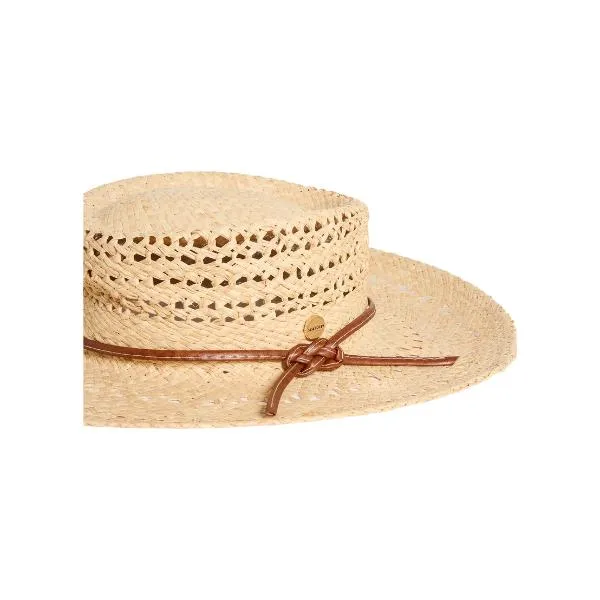 SEAFOLLY - Ladies Savona Boater Hat Natural (One Size)