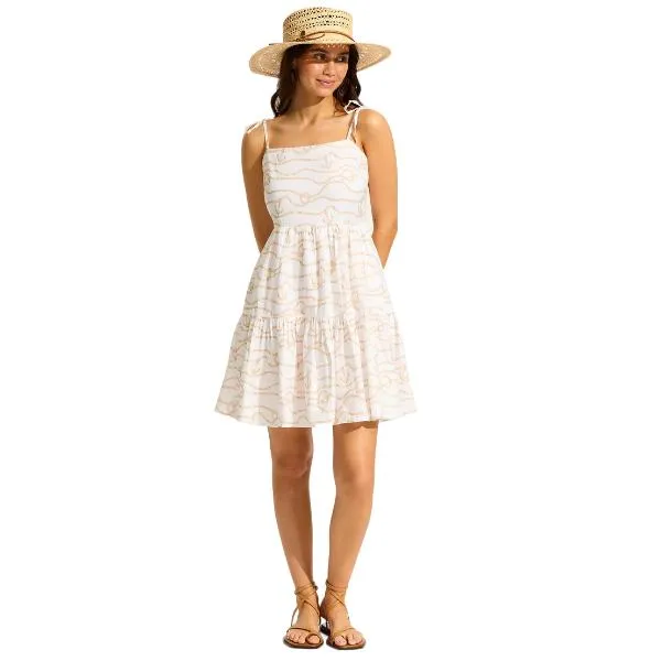 SEAFOLLY - Ladies Savona Boater Hat Natural (One Size)