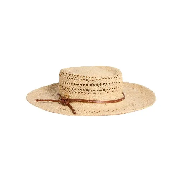 SEAFOLLY - Ladies Savona Boater Hat Natural (One Size)