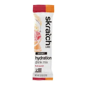 Sport Hydration Drink Mix, Fruit Punch, Single Serving