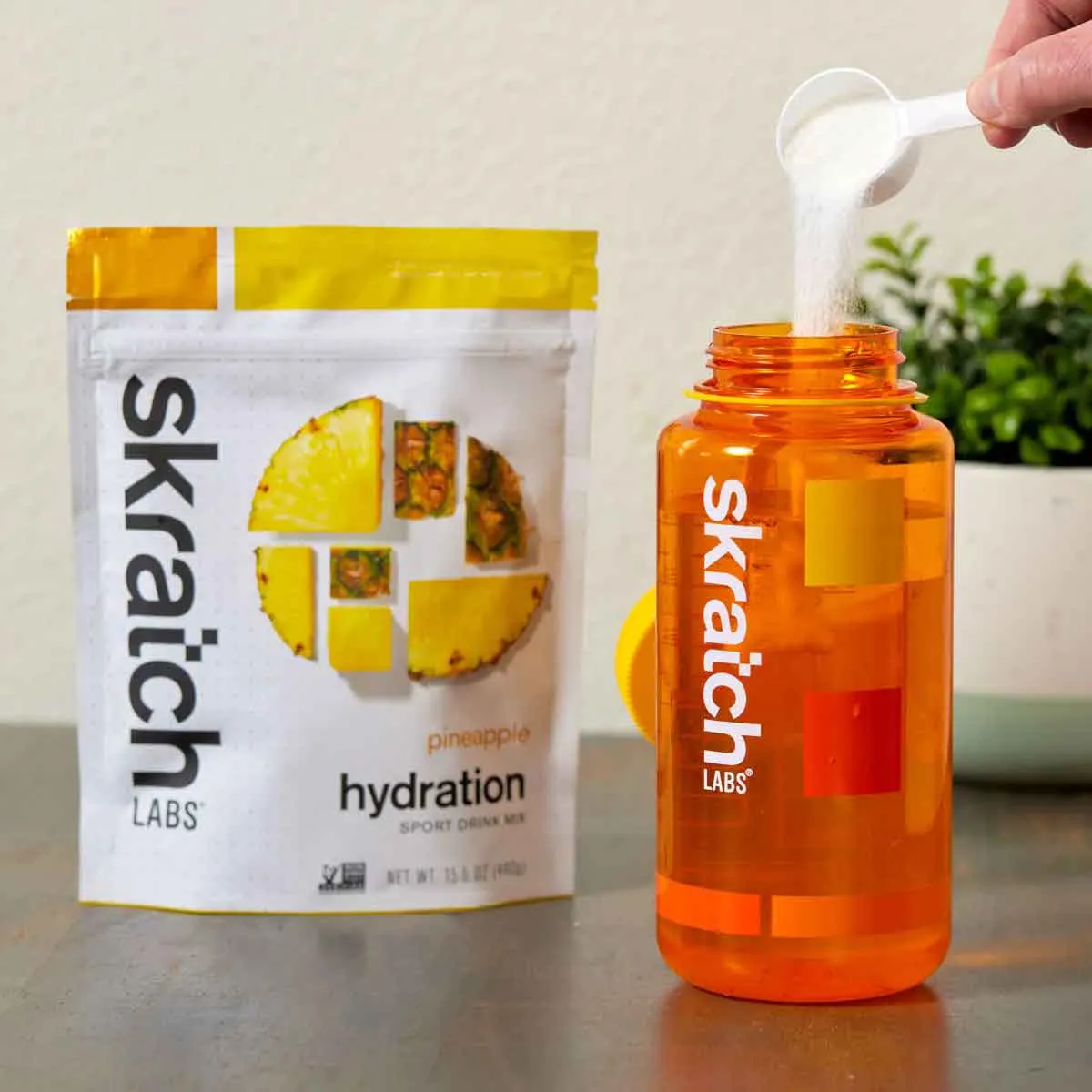 Sport Hydration Drink Mix, Pineapple, 20-Serving Resealable Pouch