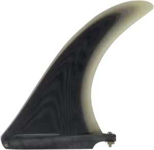 Surfboard Tail Thruster Surfboard Tail Rudder Glass Fiber 9'inch Tail Fin Paddle Board Middle Fin Surfboard Propeller for Surfboard Modification (Color : Black, Size : L)