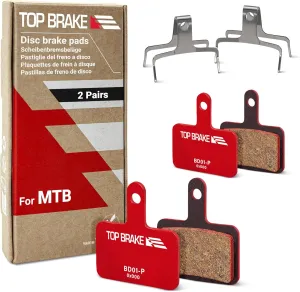 TOP BRAKE Disc Bike Brake Pads Compatible with Shimano Deore M515 M525 TRP Hylex TEKTRO Orion | MTB/eMTB/Gravel/Cross-Country(XC)/Rracing/Trail/All Mountain