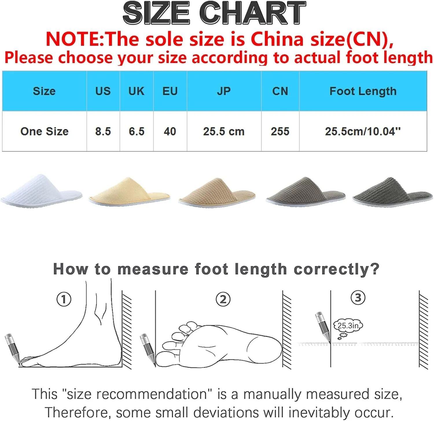 Unisex Disposable Slippers Non-Slip Washable Home Slippersf or Women and Men Hotel Guests Party Travel Spa Slippers