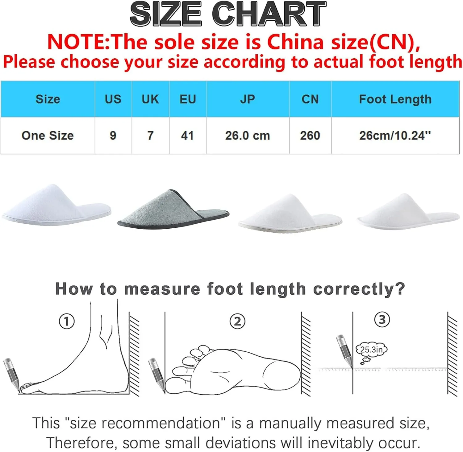 Unisex Disposable Slippers Non-Slip Washable Home Slippersf or Women and Men Hotel Guests Party Travel Spa Slippers