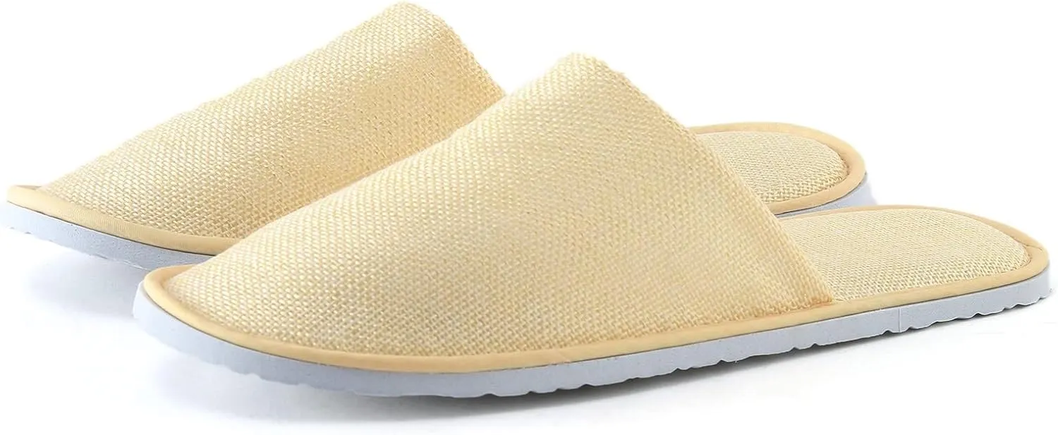 Unisex Disposable Slippers Non-Slip Washable Home Slippersf or Women and Men Hotel Guests Party Travel Spa Slippers