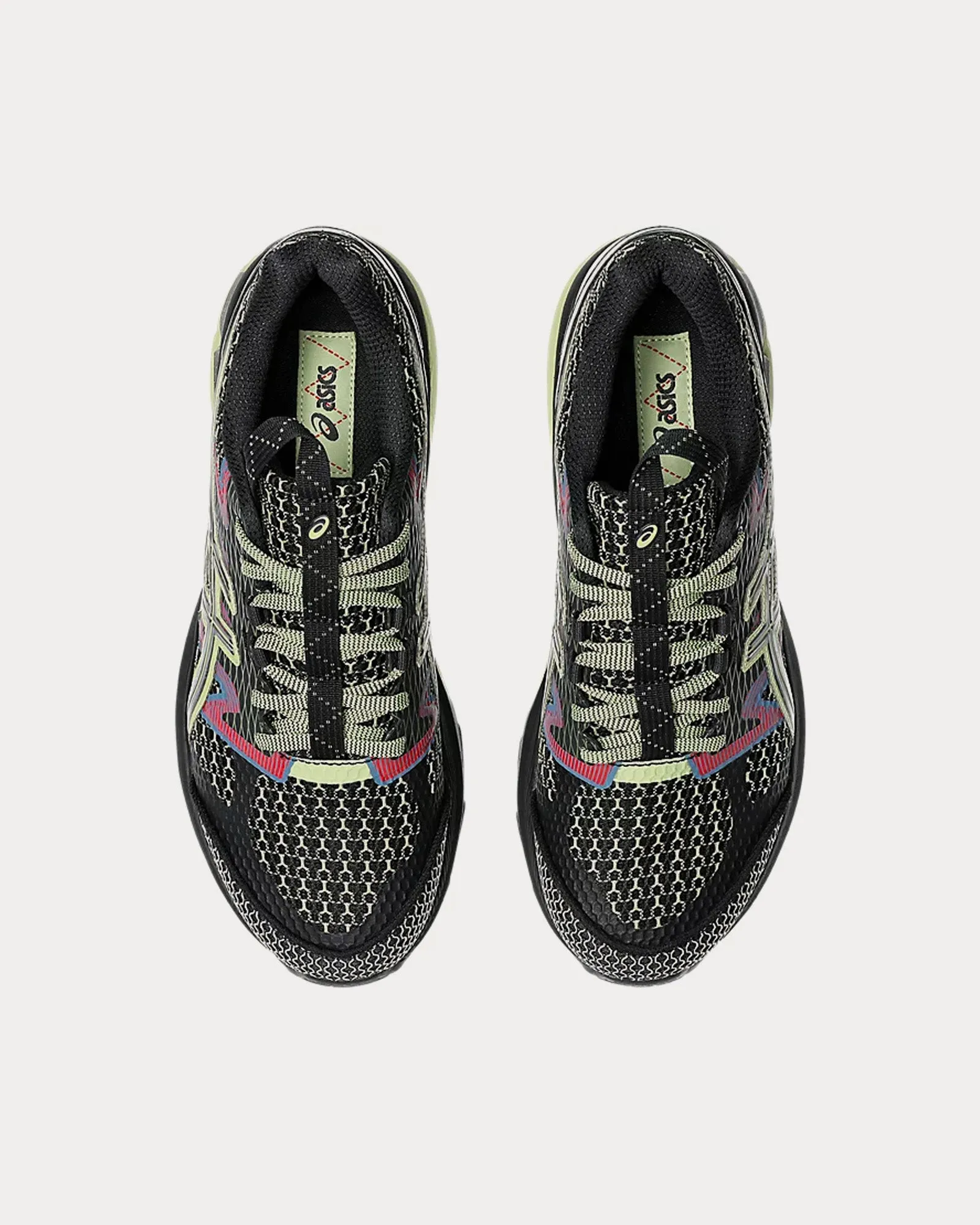 US4-S Gel-Terrain Black / Neon Lime Low Top Sneakers