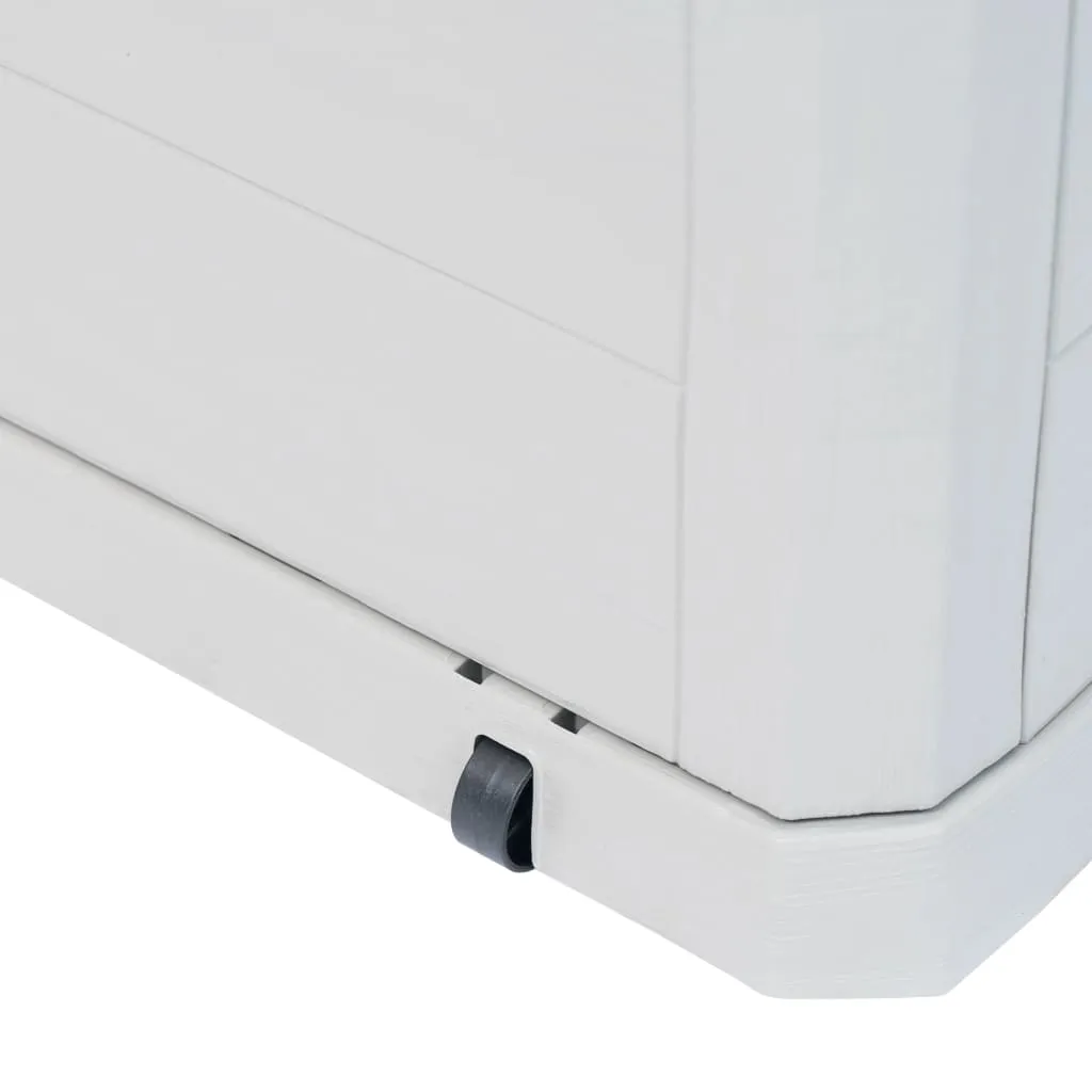 vidaXL Garden Storage Box 280 L Light Grey
