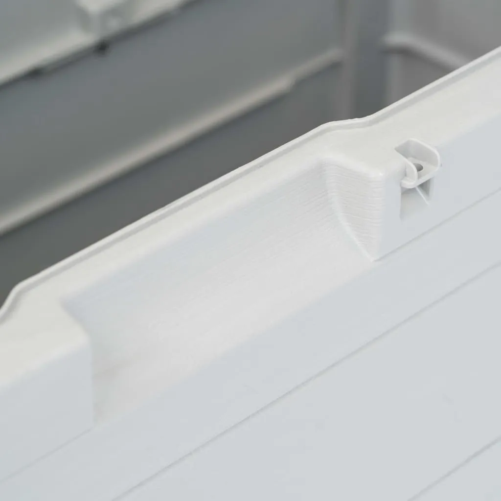 vidaXL Garden Storage Box 280 L Light Grey